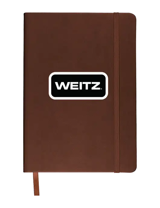 Leeman Brown Tuscany Journal 5.75 x 8.25 w/Weitz Logo