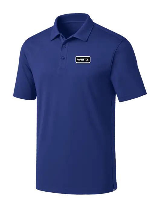 Dark Royal Silk Touch Performance Polo w/Weitz Logo
