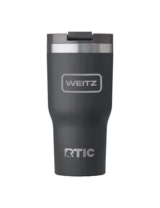 RTIC Essential 30 oz Charcoal Tumbler w/Weitz Logo
