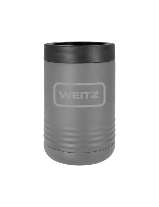 Polar Camel 12 oz Powder Coated Grey Vacuum Insulated Beverage Holder w/Weitz Logo