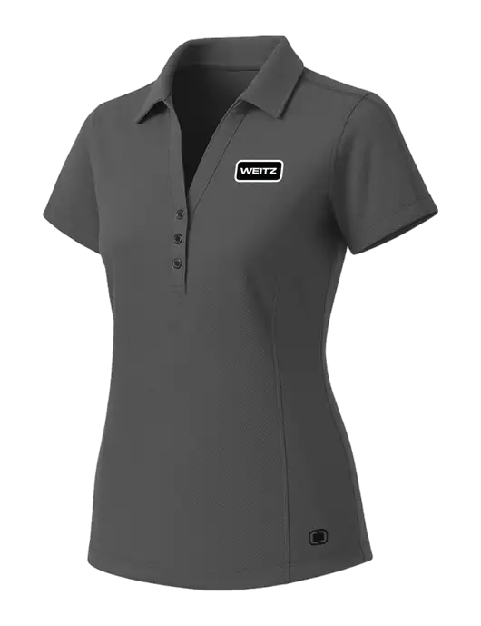 OGIO Womens Medium Grey ONYX Polo w/Weitz Logo