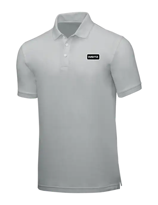 Light Grey Core Classic Pique w/Weitz Logo
