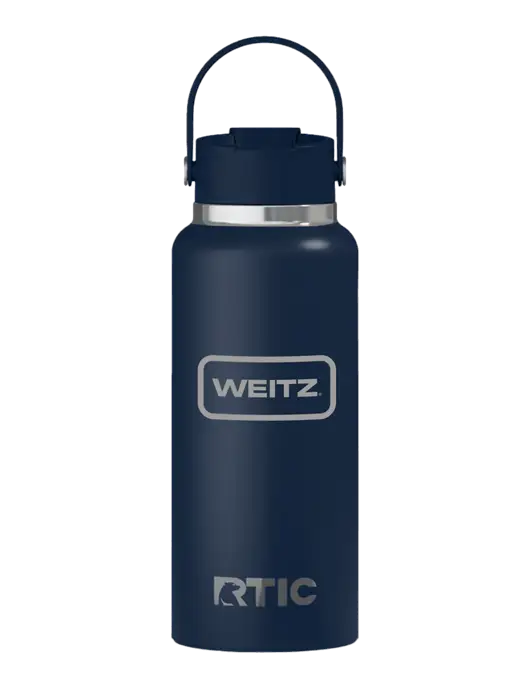RTIC Outback 32 oz Navy Bottle w/Weitz Logo