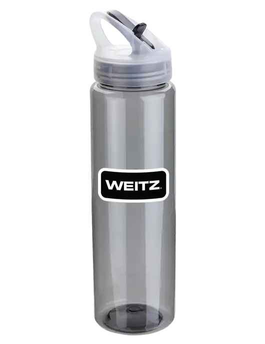 Buddy Smoke 32 oz PET Bottle with Flip Lid w/Weitz Logo