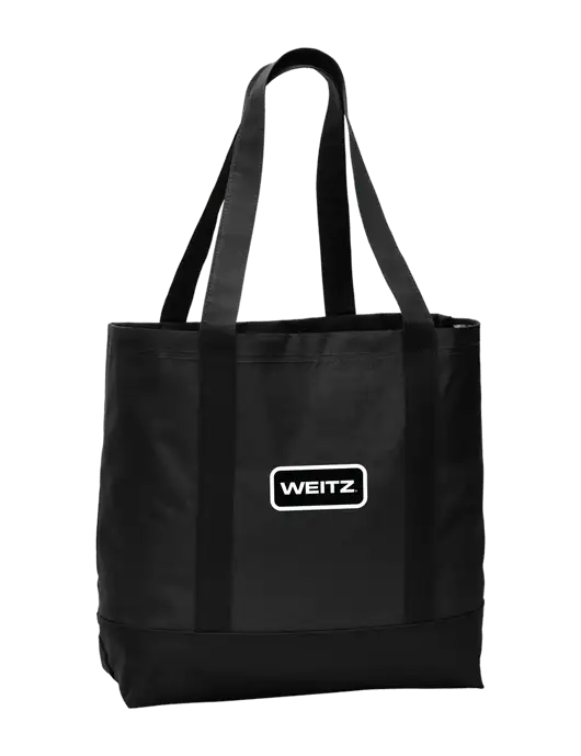 Carryall Black/Black Day Tote w/Weitz Logo