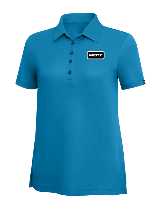 TravisMathew Sapphire Solid Womens Oceanside Polo w/Weitz Logo