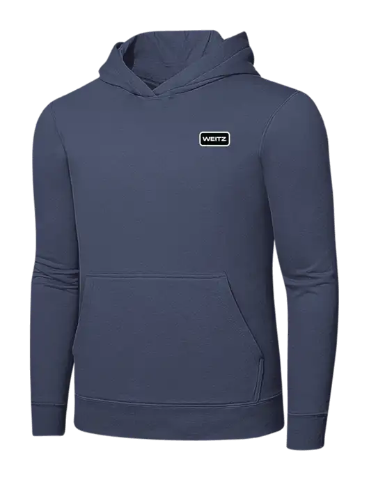 Steel Blue 7.8. oz Ring Spun Hooded Sweatshirt w/Weitz Logo