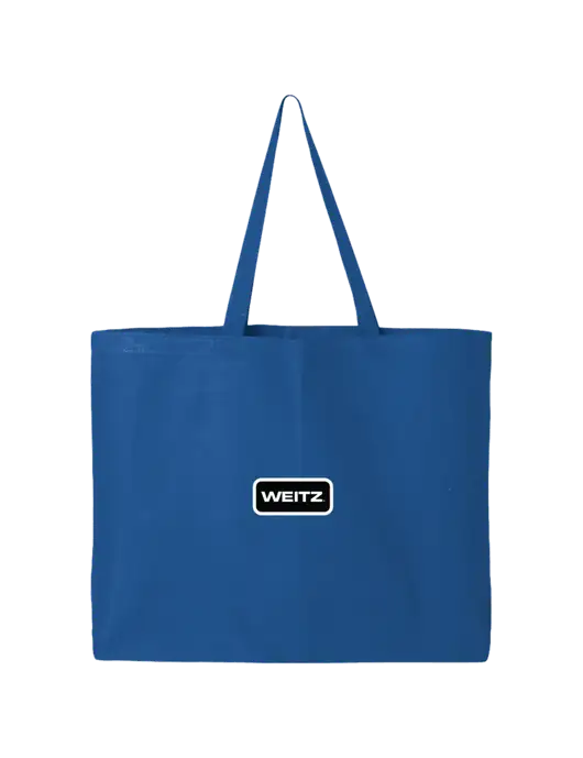 Sturdy Canvas Royal Blue Tote w/Weitz Logo