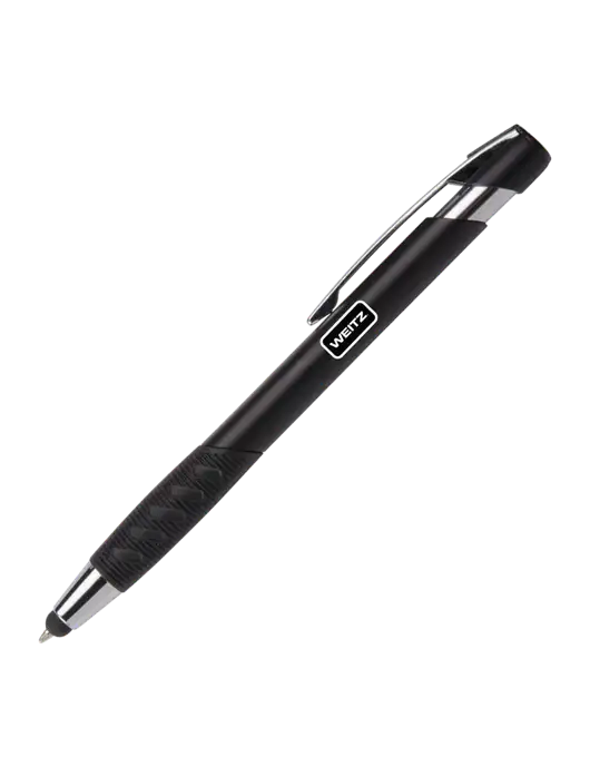 Alize Black Stylus Black Ink Pen w/Weitz Logo