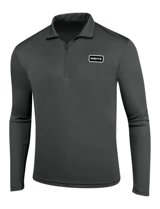 Dark Grey PosiCharge Competitor 1/4 Zip Pullover w/Weitz Logo