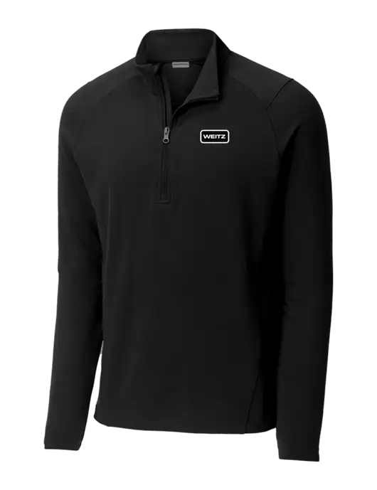 Sport-Wick Flex Fleece Black 1/4-Zip w/Weitz Logo