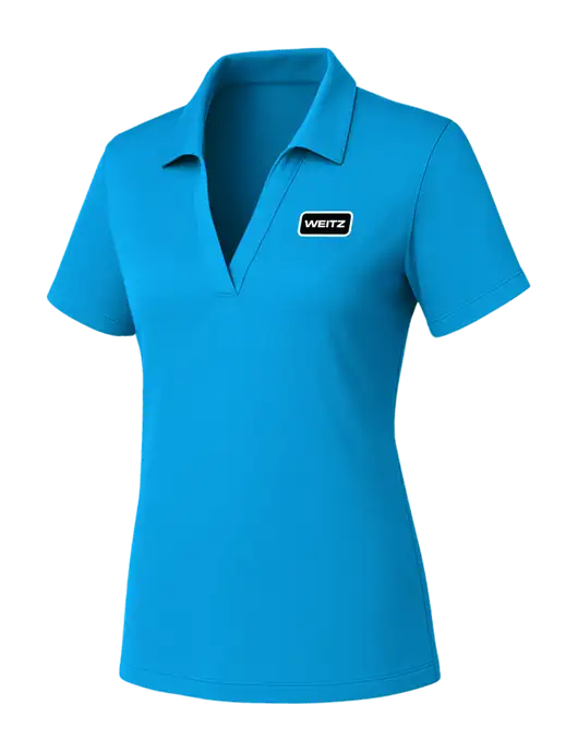 Womens Sapphire PosiCharge RacerMesh Polo w/Weitz Logo