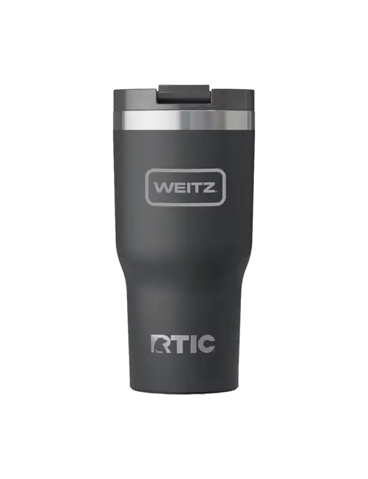 RTIC Essential 20 oz Charcoal Tumbler w/Weitz Logo