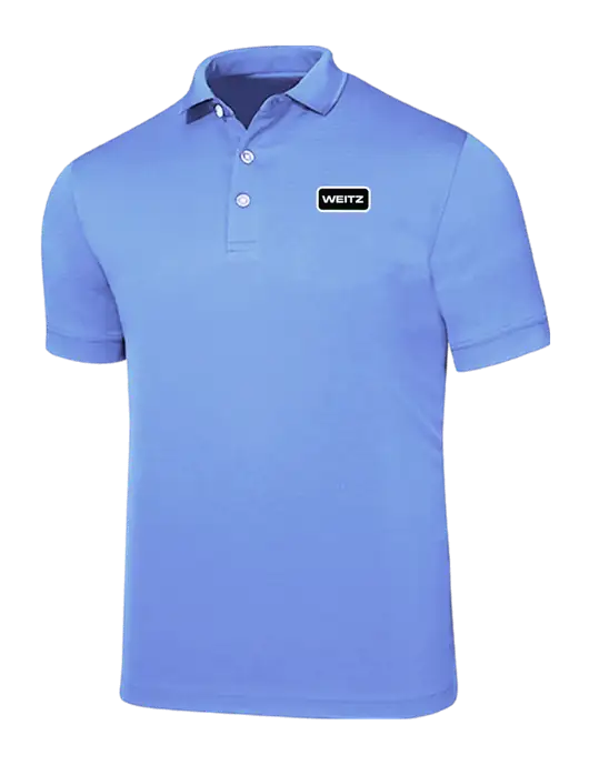 Callaway Ottoman Light Blue Polo w/Weitz Logo