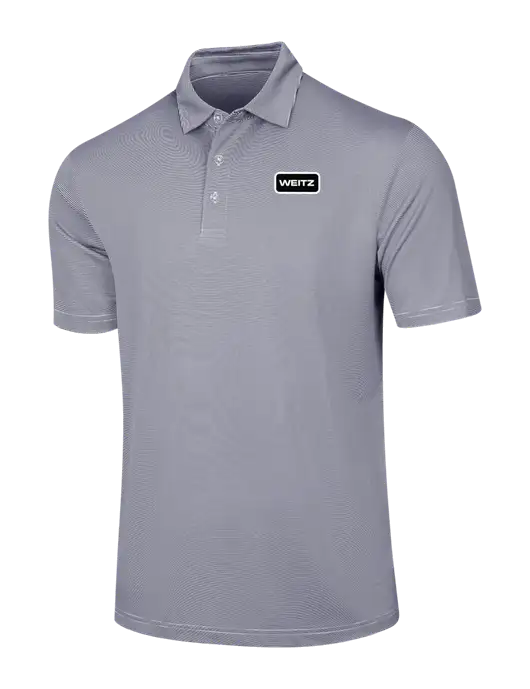 Callaway Navy Fine Line Stripe Polo w/Weitz Logo