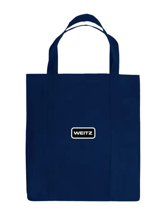 Eco Reusable Jumbo Navy Blue Shopping Bag w/Weitz Logo