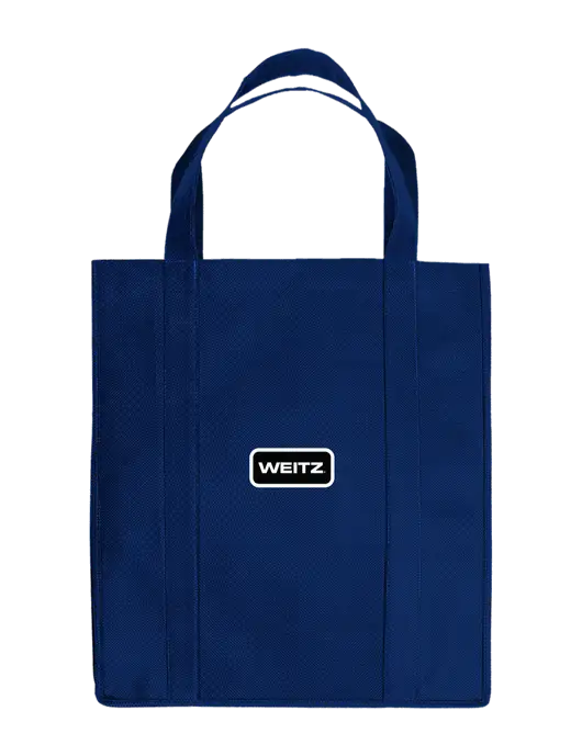 Eco Reusable Jumbo Navy Blue Shopping Bag w/Weitz Logo