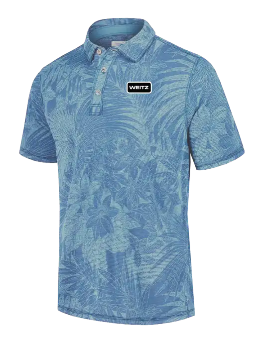 Tommy Bahama Light Blue Santiago Paradise Polo w/Weitz Logo