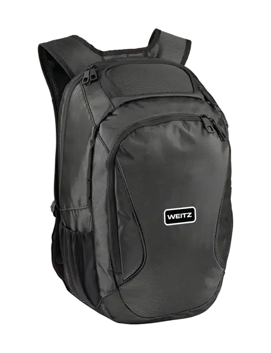 Stealth Dark Grey/Black Laptop Backpack w/Weitz Logo