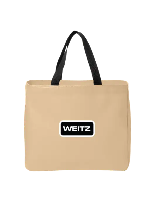 Essential Dark Tan Tote w/Weitz Logo