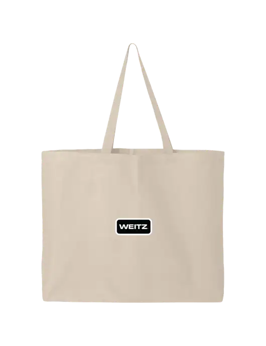 Sturdy Canvas Tan Tote w/Weitz Logo