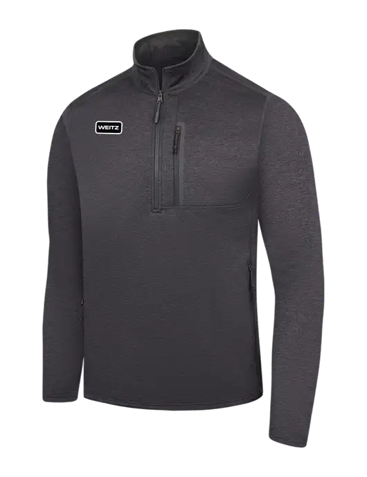 The North Face Dark Grey Heather Skyline 1/2-Zip Fleece w/Weitz Logo