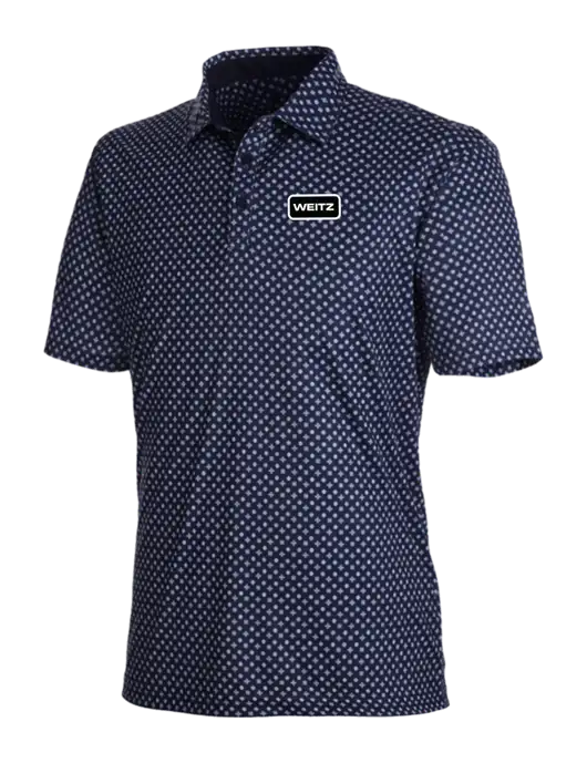 Mens Dark Navy Hazelwood Polo w/Weitz Logo