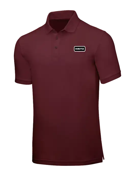 Maroon Core Classic Pique w/Weitz Logo