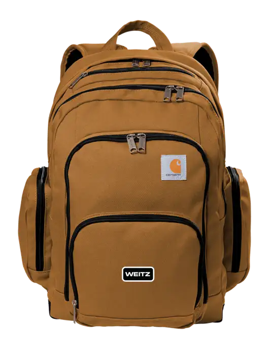 Carhartt Brown Foundry Series Pro Backpack w/Weitz Logo