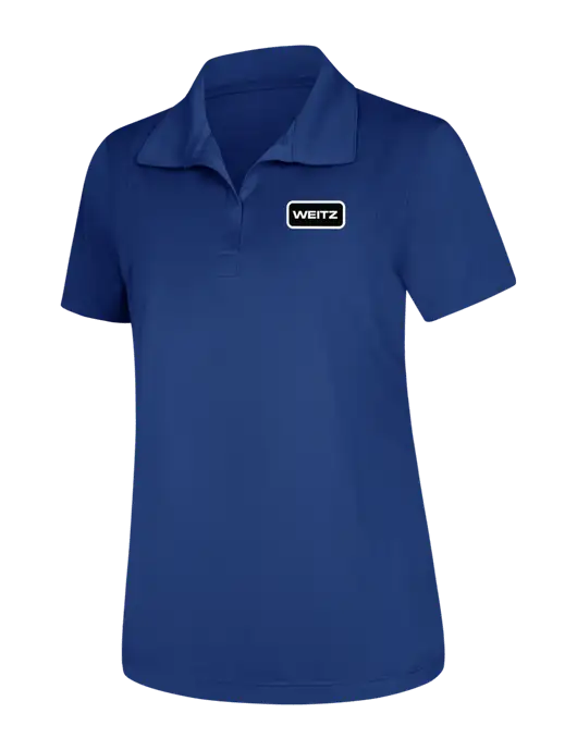 Womens Royal Micropique Sport-Wick Polo w/Weitz Logo