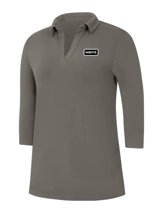 Womens Dark Grey Luxe Knit Tunic w/Weitz Logo