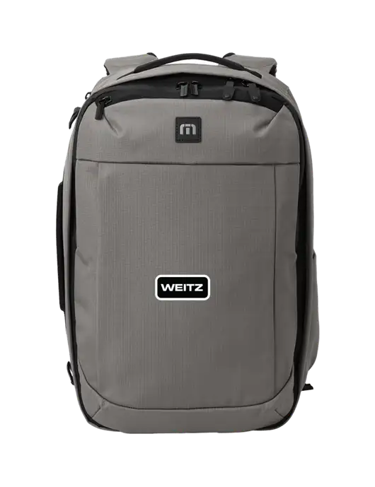 TravisMathew Medium Grey Convertible Backpack w/Weitz Logo