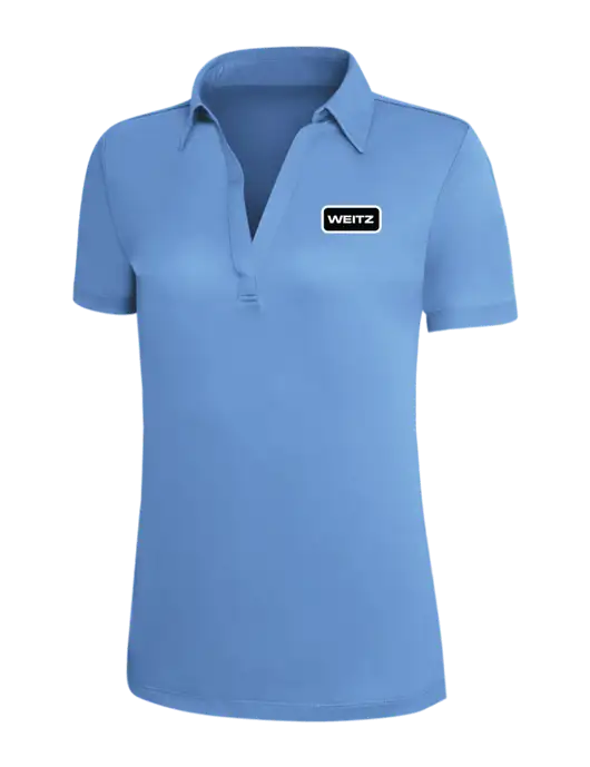 Carolina Blue Silk Touch Womens Performance Polo w/Weitz Logo
