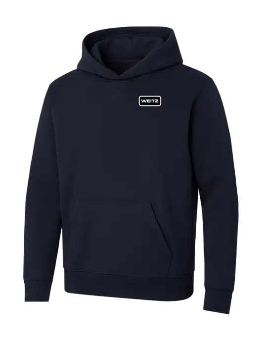 Allmade Dark Navy Organic French Terry Pullover Hoodie w/Weitz Logo