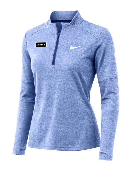 Nike Royal Heather Womens Dri-FIT Element 1/2-Zip Pullover w/Weitz Logo