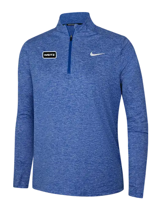 Nike Royal Heather Womens Dri-FIT Element 1/2-Zip Pullover w/Weitz Logo