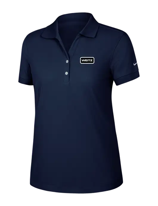 Nike Womens Dri-FIT Classic Dark Navy Polo w/Weitz Logo