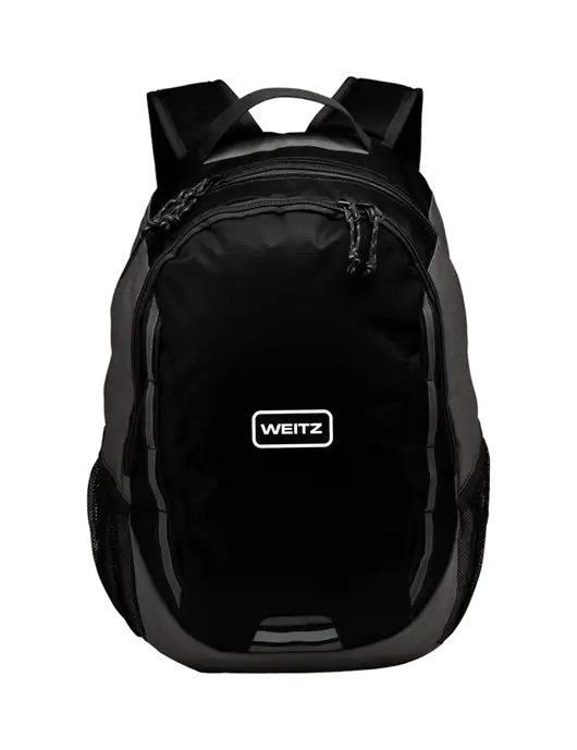Ridge Black/Dark Charcoal Laptop Backpack w/Weitz Logo
