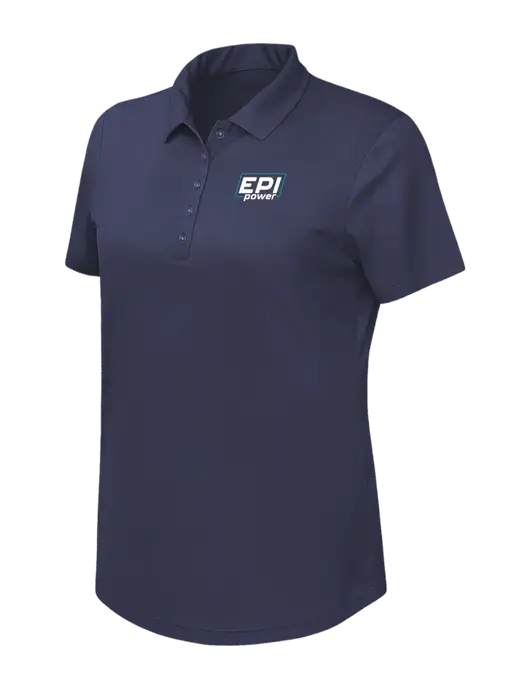 Callaway Womens Birdseye Navy Polo w/EPI Logo