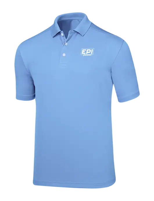 Callaway Core Light Blue Performance Polo w/EPI Logo