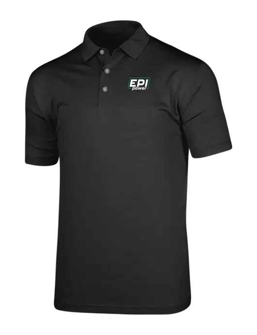 Callaway Vibrant Black Ventilated Polo w/EPI Logo