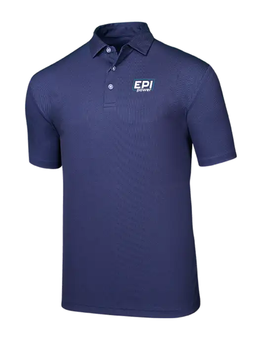 Callaway Birdseye Navy Polo w/EPI Logo