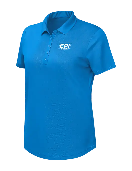 Callaway Womens Birdseye Dark Carolina Blue Polo w/EPI Logo