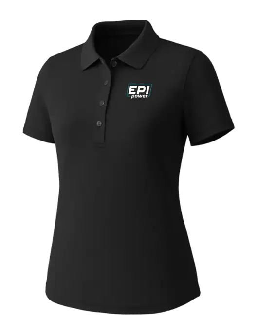 Callaway Womens Core Black Performance Polo w/EPI Logo