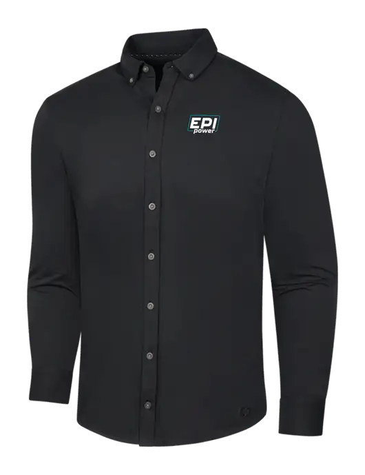 OGIO Blacktop Modern Code Stretch Button-Up Shirt w/EPI Logo