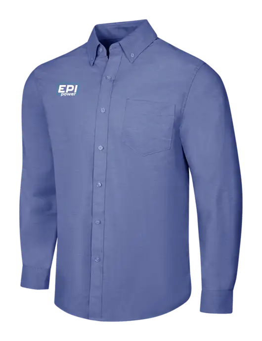 Navy SuperPro Oxford Shirt w/EPI Logo