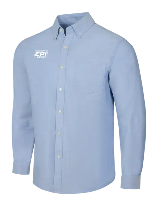Light Blue SuperPro Oxford Shirt w/EPI Logo