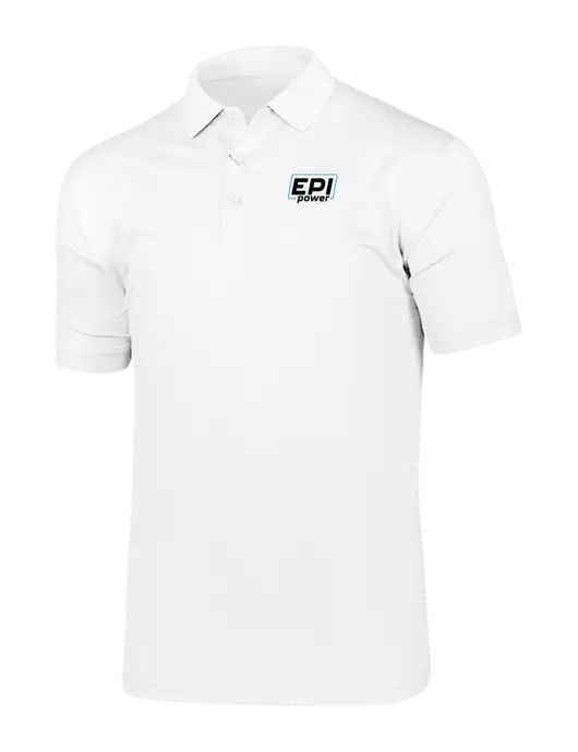 Callaway Vibrant Bright White Ventilated Polo w/EPI Logo