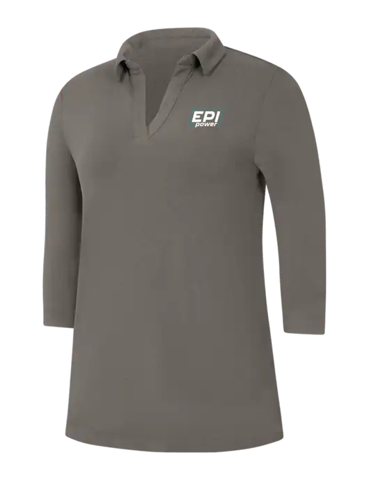 Womens Dark Grey Luxe Knit Tunic w/EPI Logo