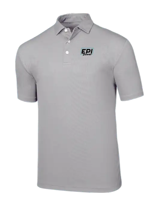 Callaway Birdseye Light Grey Polo w/EPI Logo